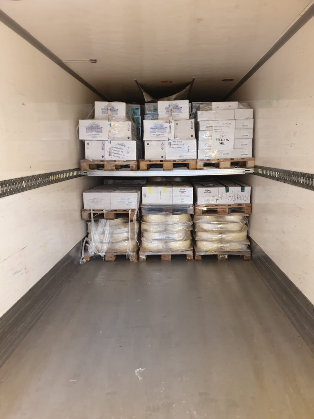 Trasporti del fresco a temperatura costante