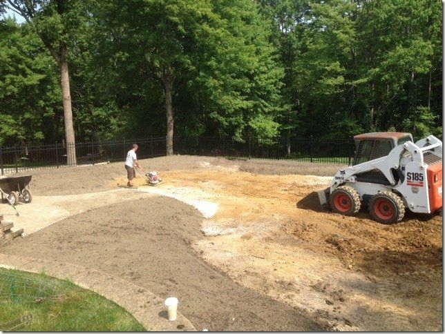 Landcaping Process with Equipment —  Medina, OH — Nature's Lawn-N-Shrub