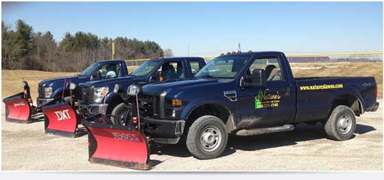Trucks with snowplows - snow removal services in Medina, OH