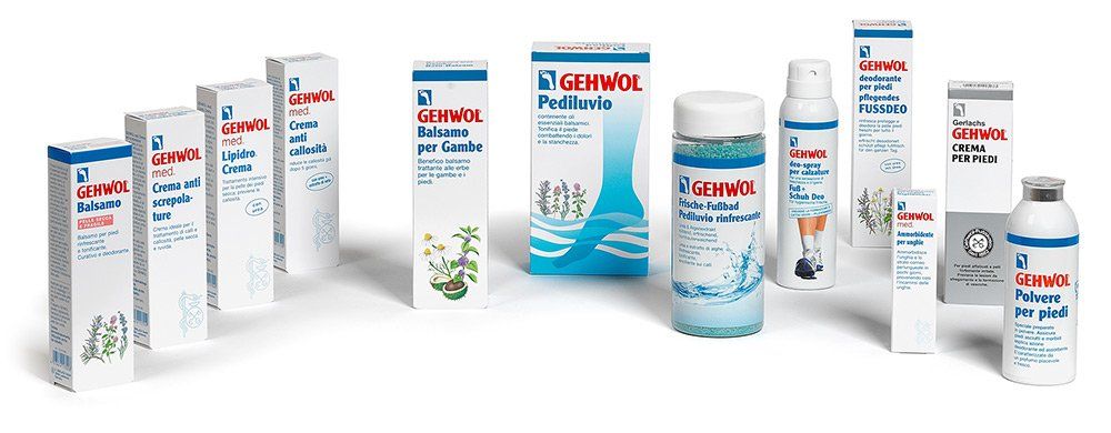 prodotti per la cura dei piedi