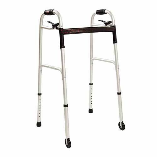 deambulatore in acciaio