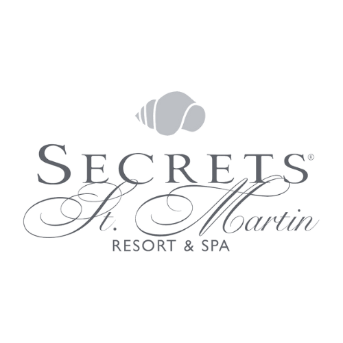 The logo for secrets st. martin resort and spa