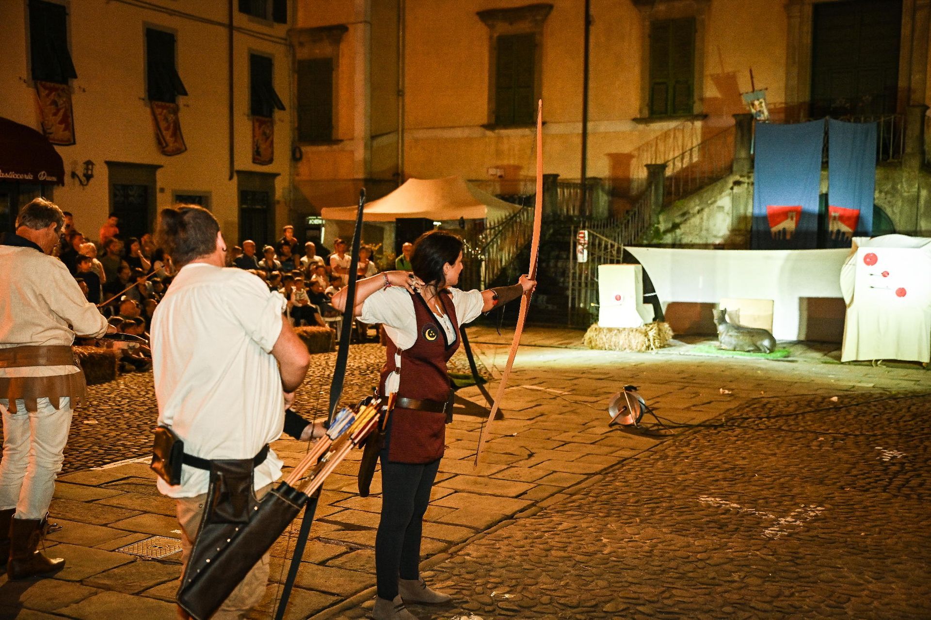 esercitazione arcieri Medievalis Pontremoli