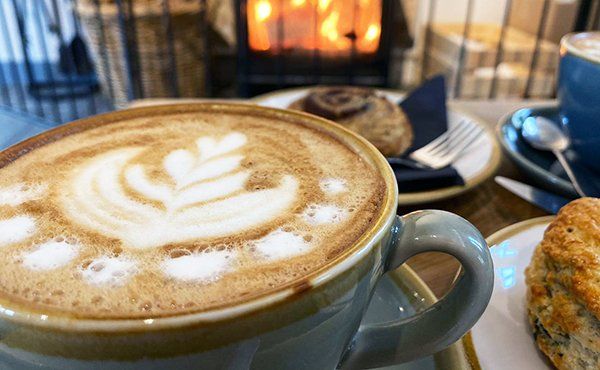 Coffee and cake at the Bothy Café