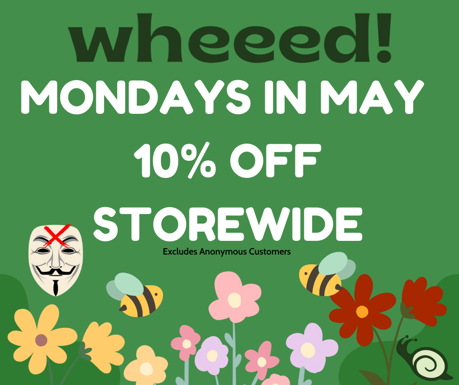 10% off Mondays in May
