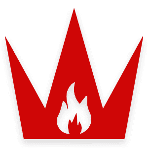 Fire safety range icon