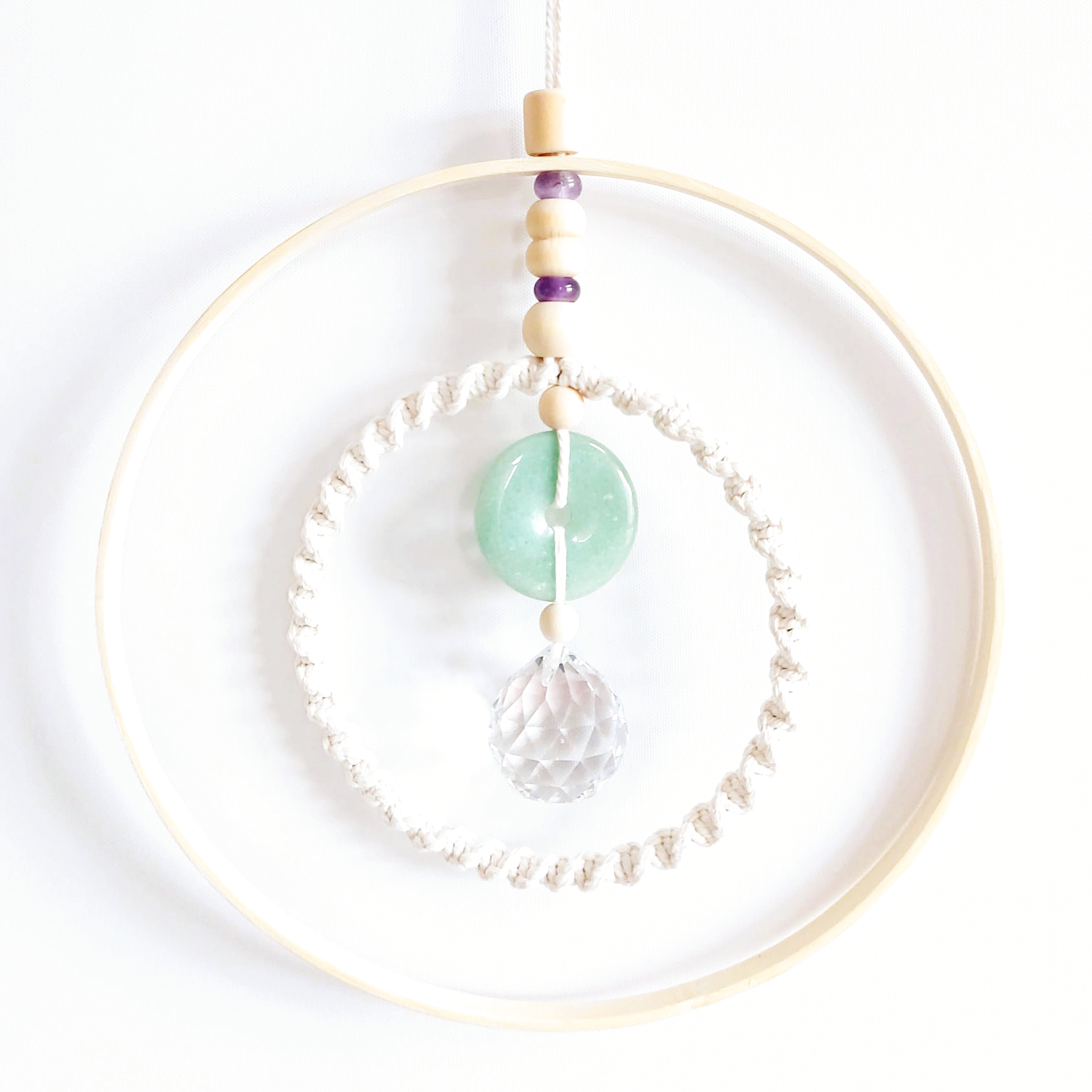 Makramee Lichtfänger Disc by Nordfische