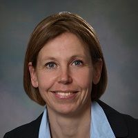 Professional female portrait placeholder for client testimonials or team section.