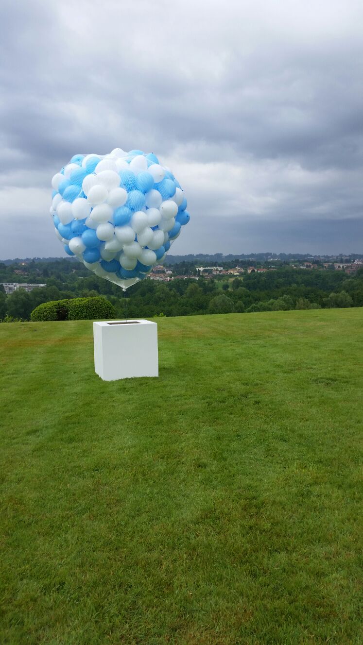 decorazione esterna per battesimo