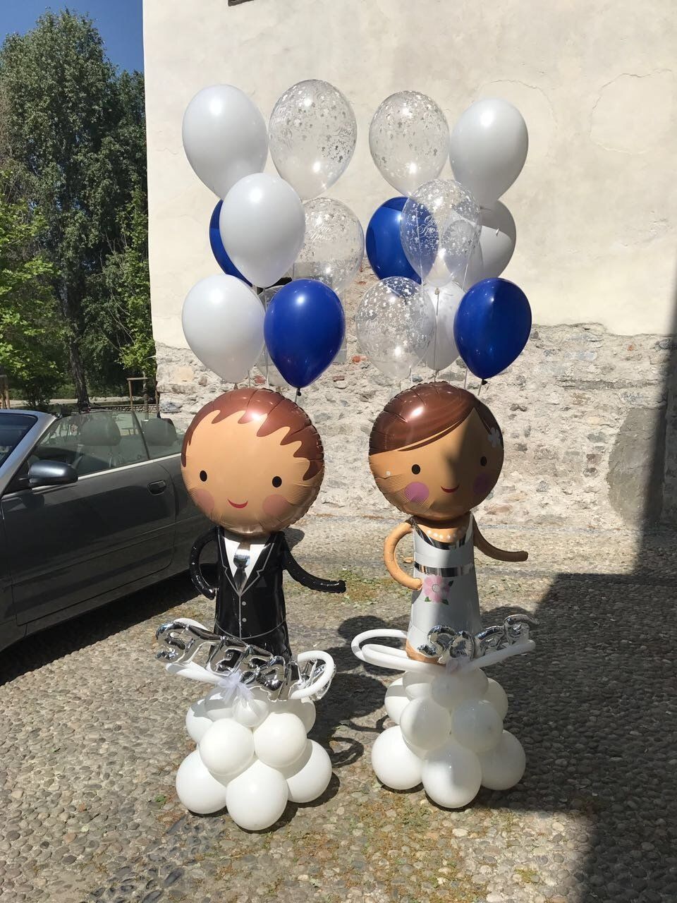 palloncini decorativi per sposi