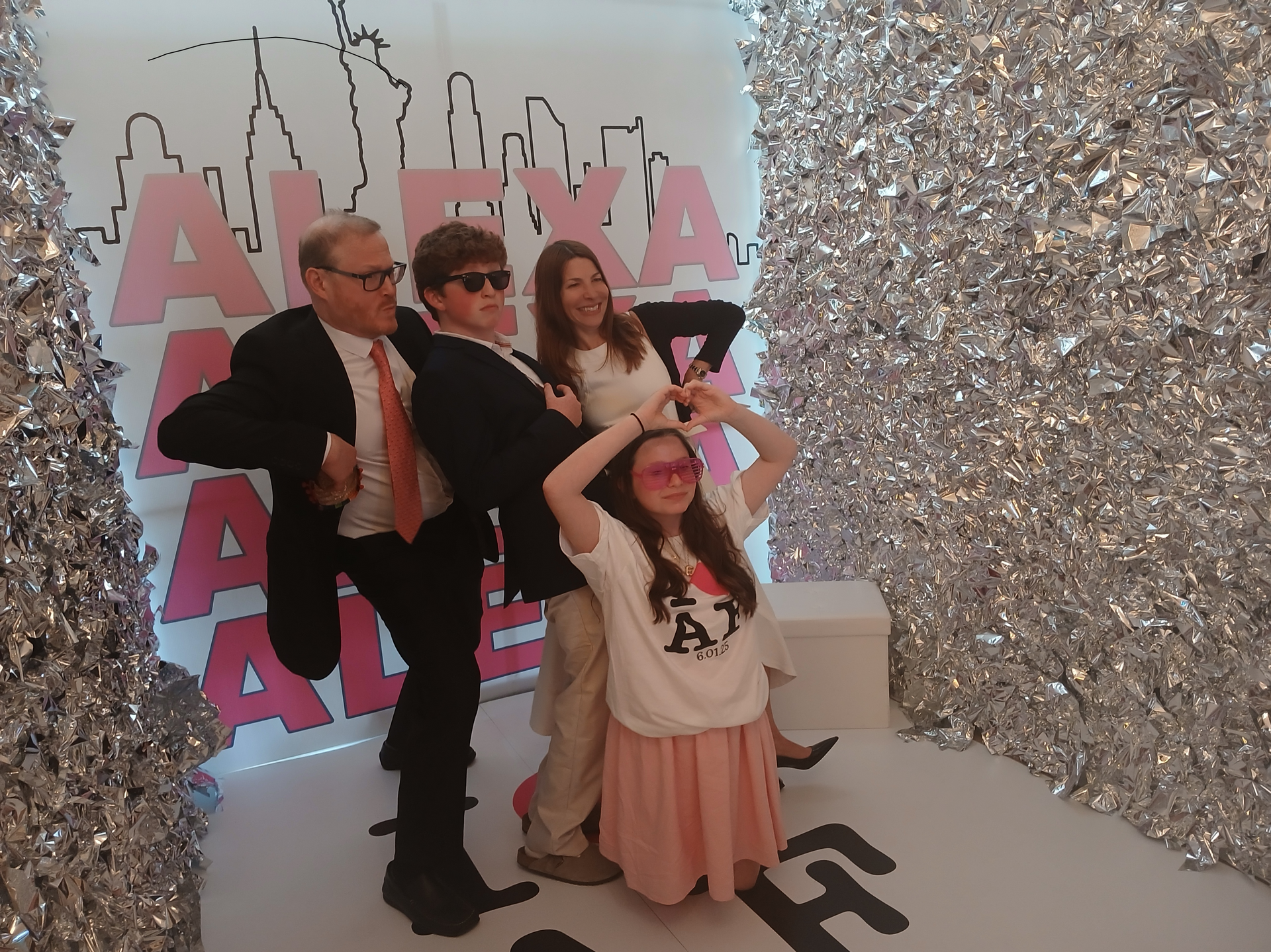 Group poses in front of 