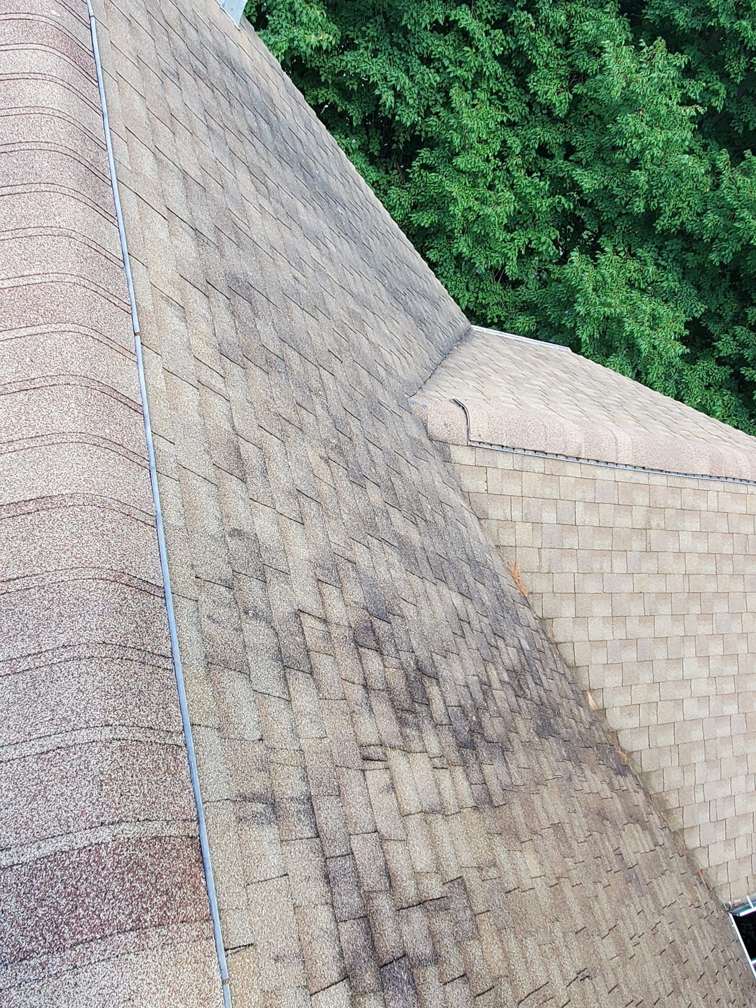 roof before power washing