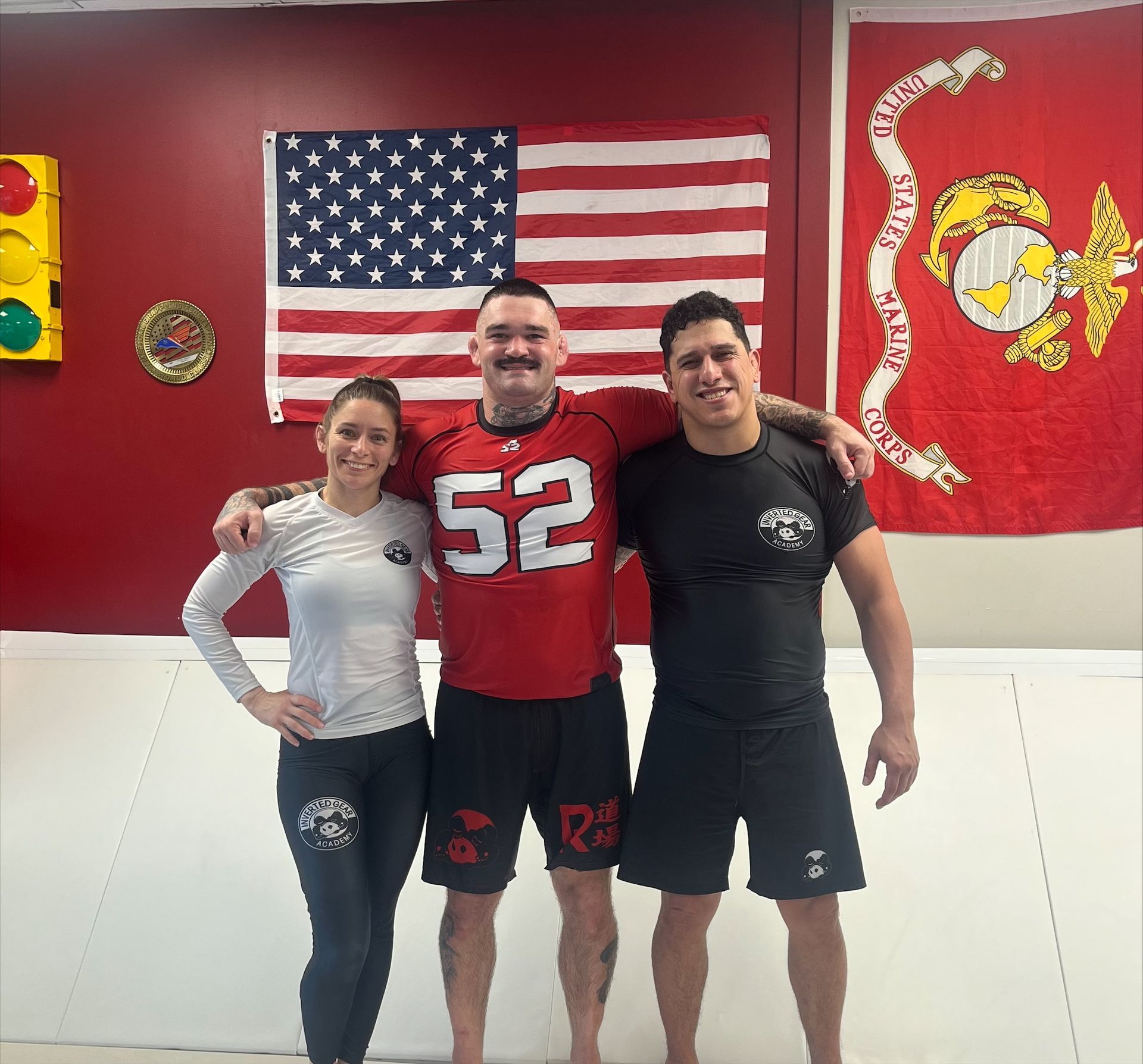 Adults drilling Brazilian Jiu-Jitsu techniques at B-52 Jiu-Jitsu Academy in Perry, GA to build strength and resilience.