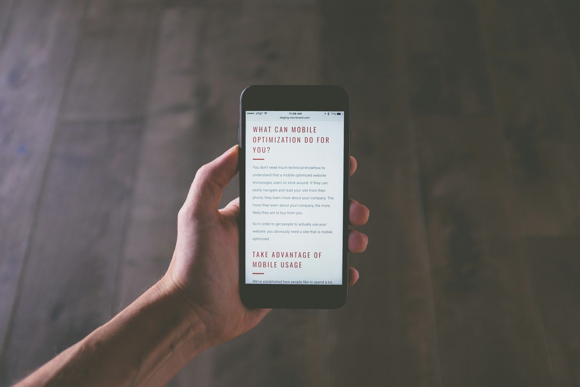 Mobile Usability