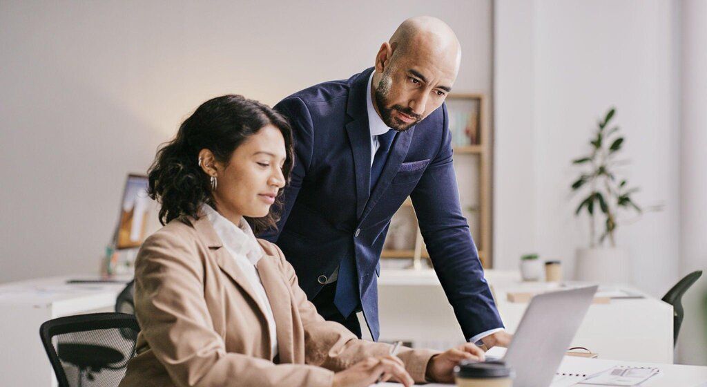 two people doing Google Adwords