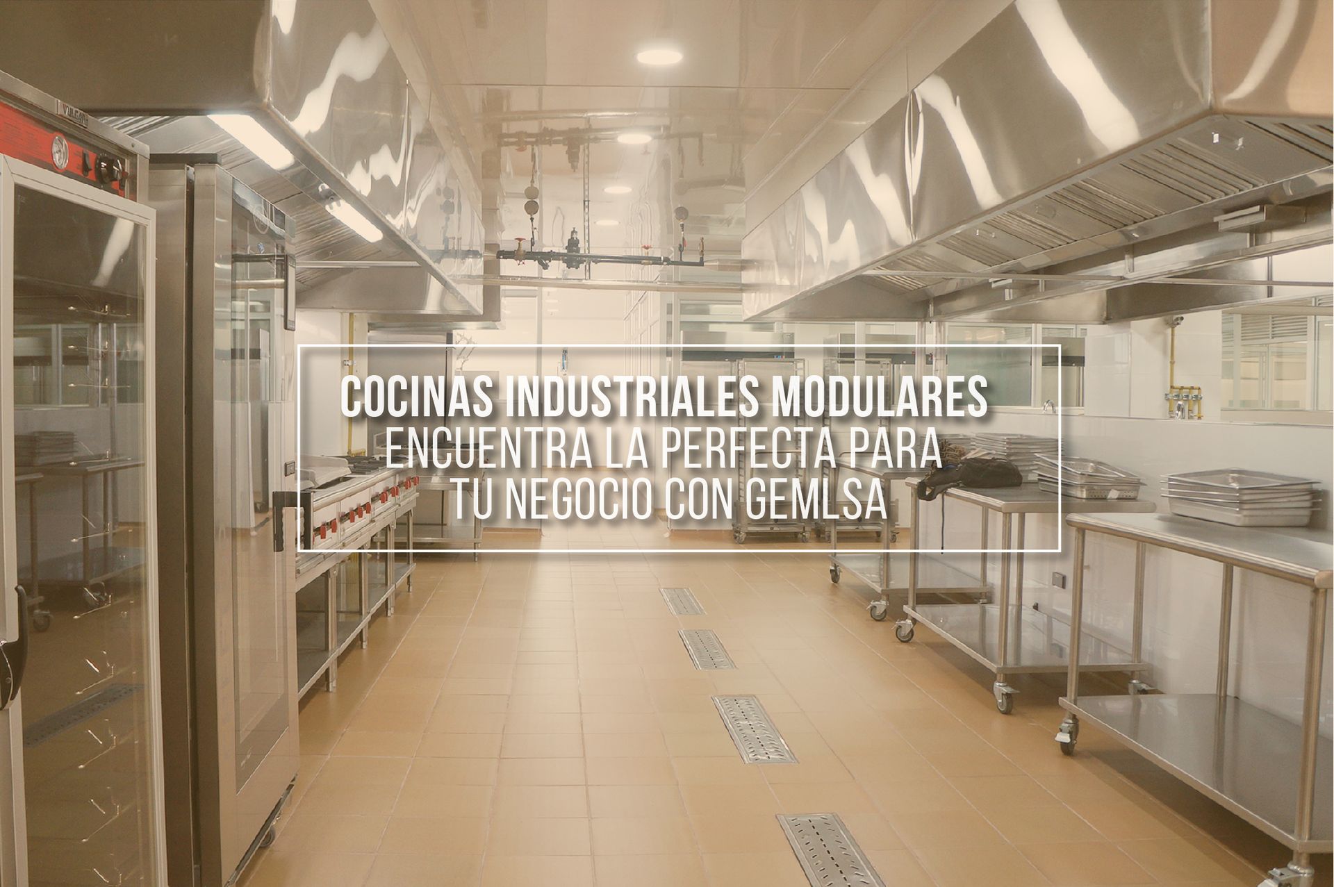 Cocinas industriales modulares