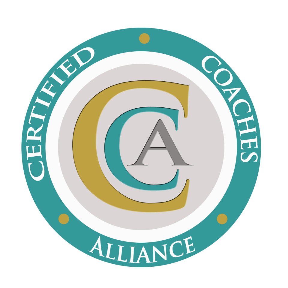 A logo for certified coaches alliance with a letter c in the center