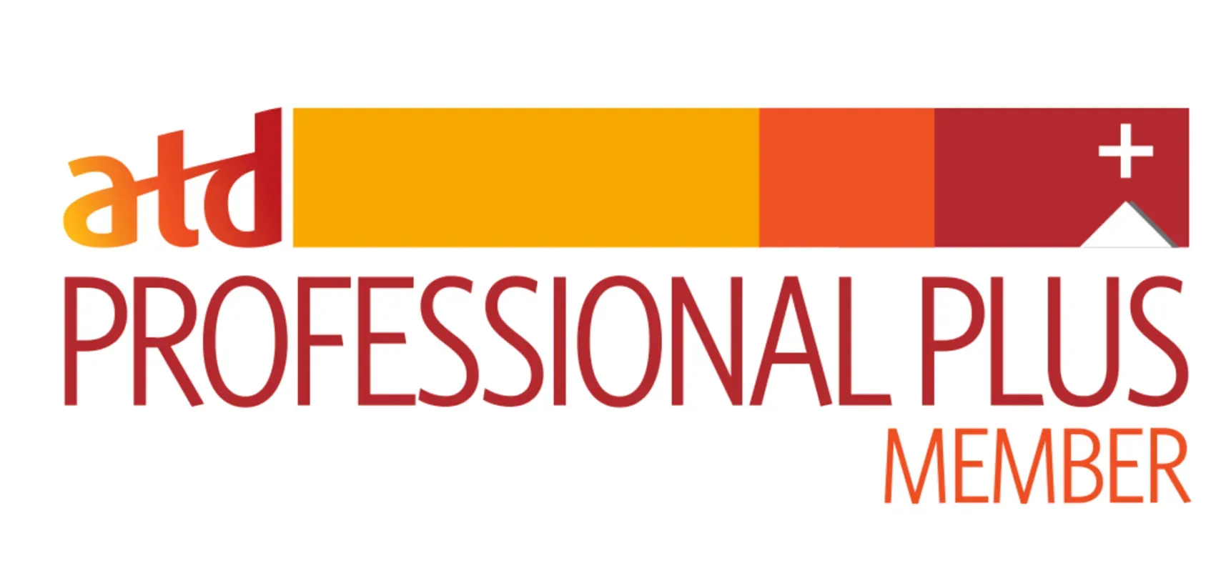 A logo that says atd professional plus member