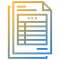 Icon of archive for professional studios and accounting documents