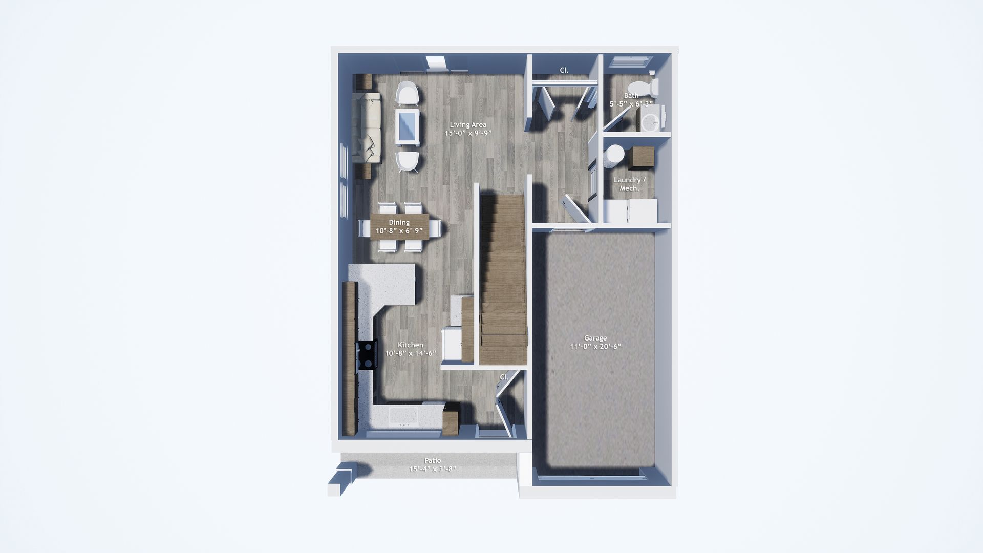 TOWNHOME FLOOR PLANS 1