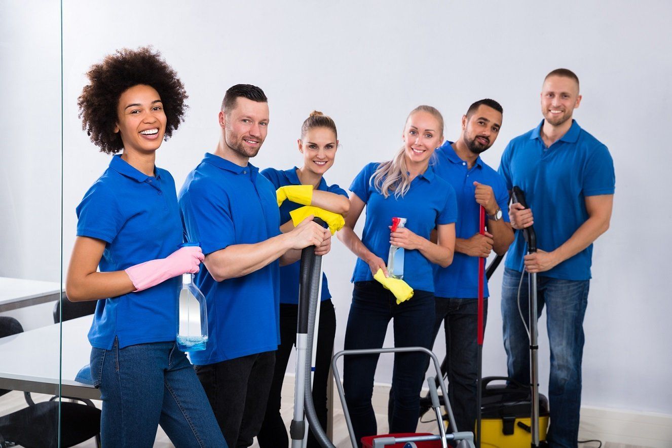 A team of professional cleaners from Bunbury Cleaner, WA