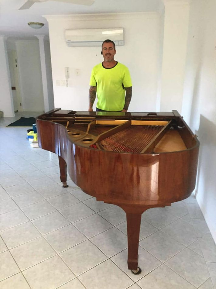  Piano with Moving Team | Maryborough, QLD | Adam Charles Removals