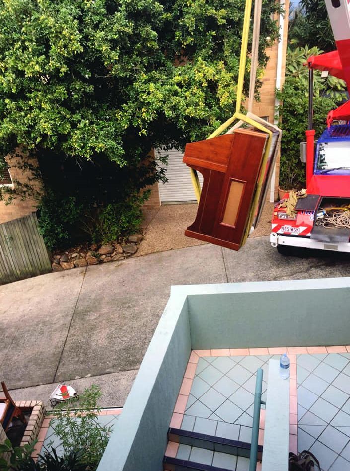 Piano with Strap | Maryborough, QLD | Adam Charles Removals