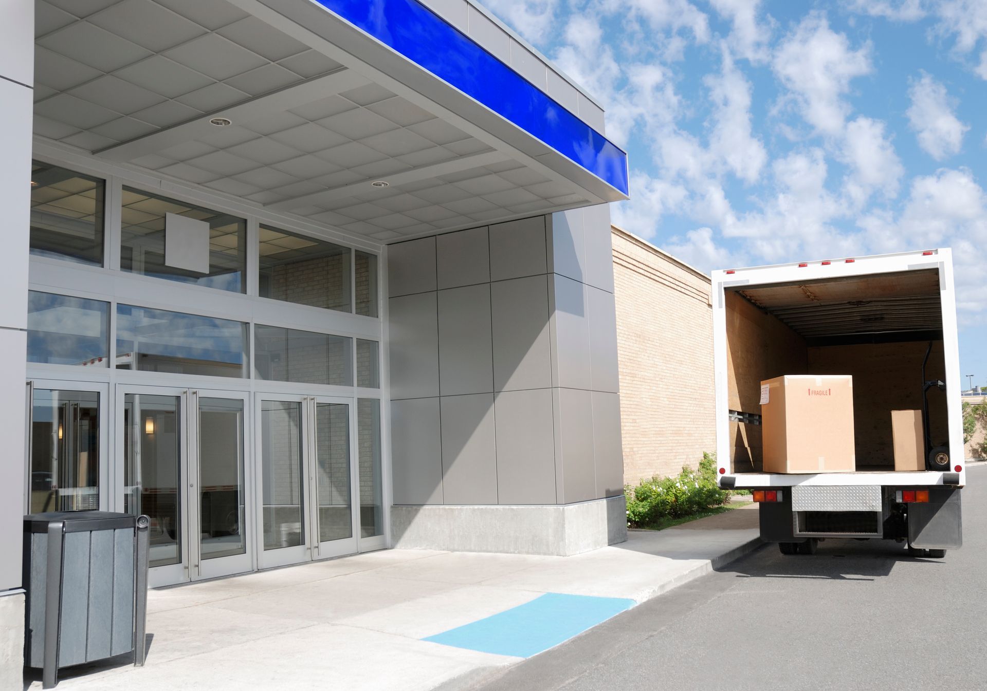 Truck Outside the Building | Maryborough, QLD | Adam Charles Removals