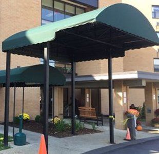 Awning Manufacturing — Office Building Awning in Curwensville, PA