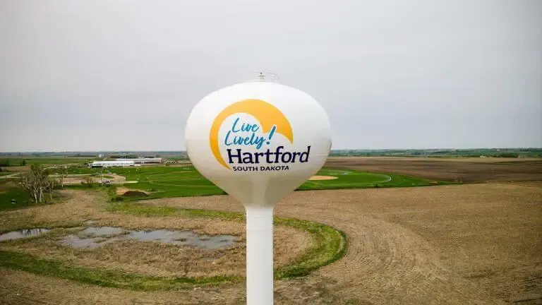 Water tower with 