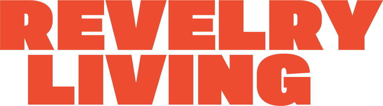 Revelry Living logo.