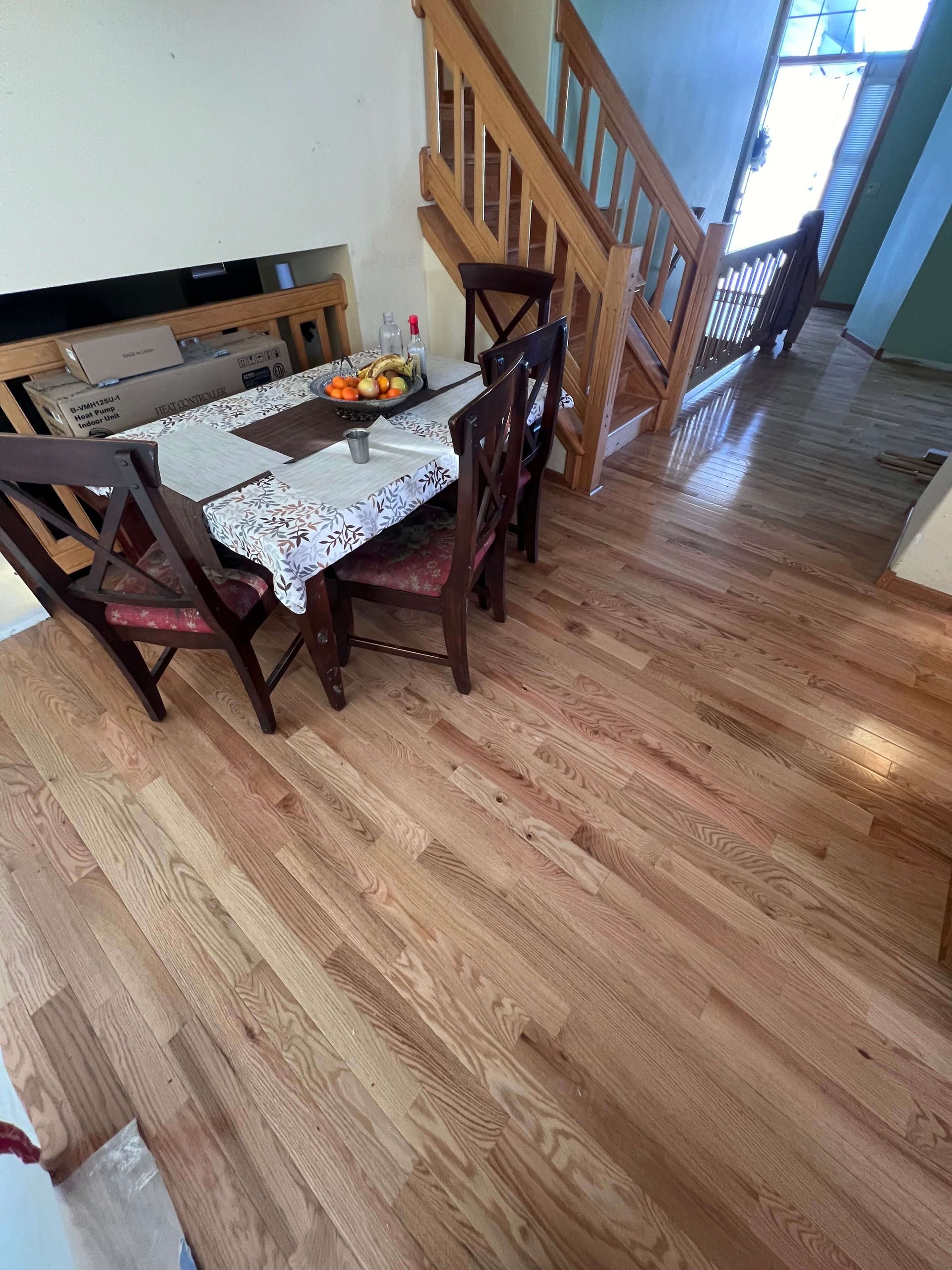 hardwood in dining room