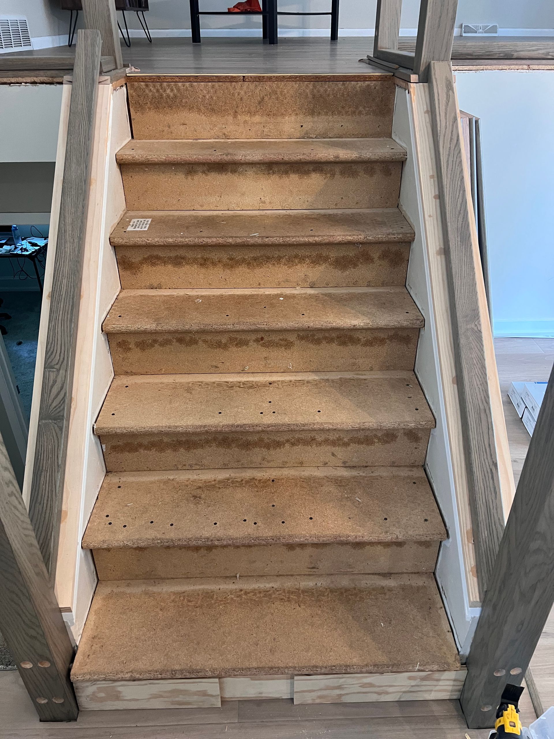 Stair Treads & Riser Installation