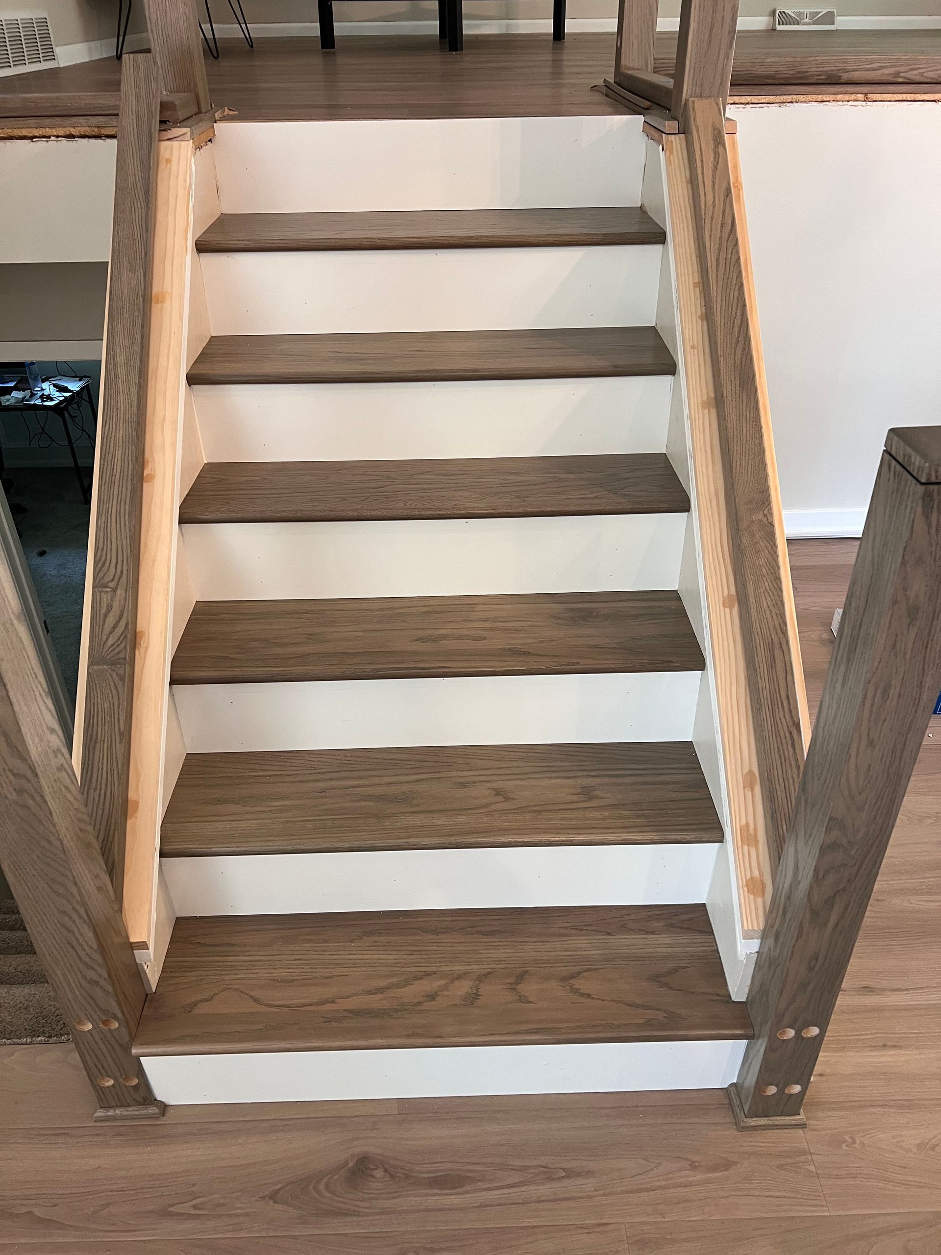 wood stairs