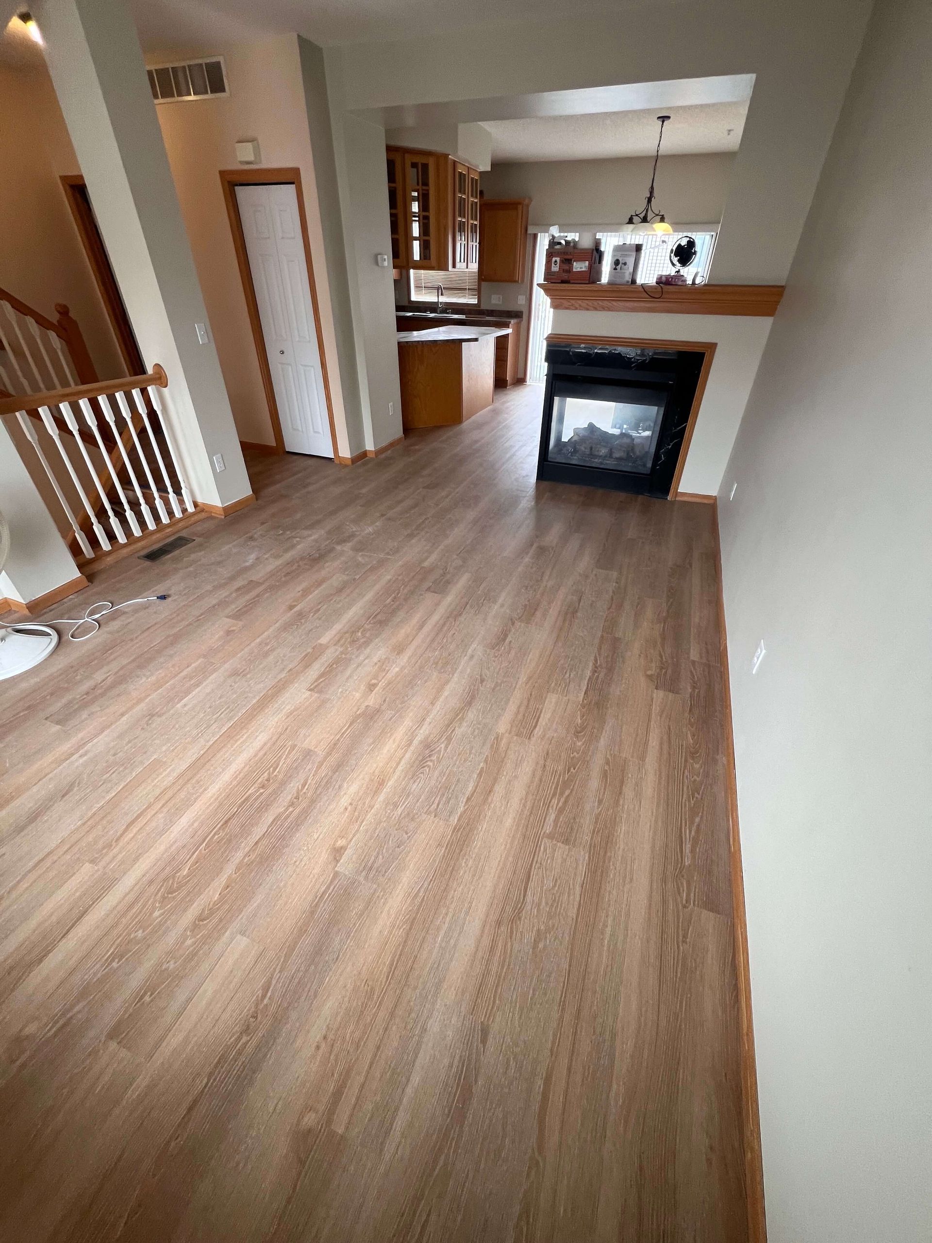 Flooring in living room