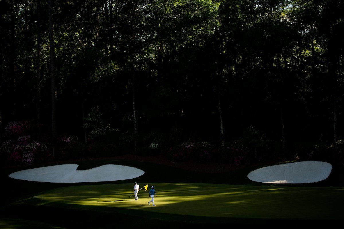 Photographer Darren Carroll dramatic shot from Masters