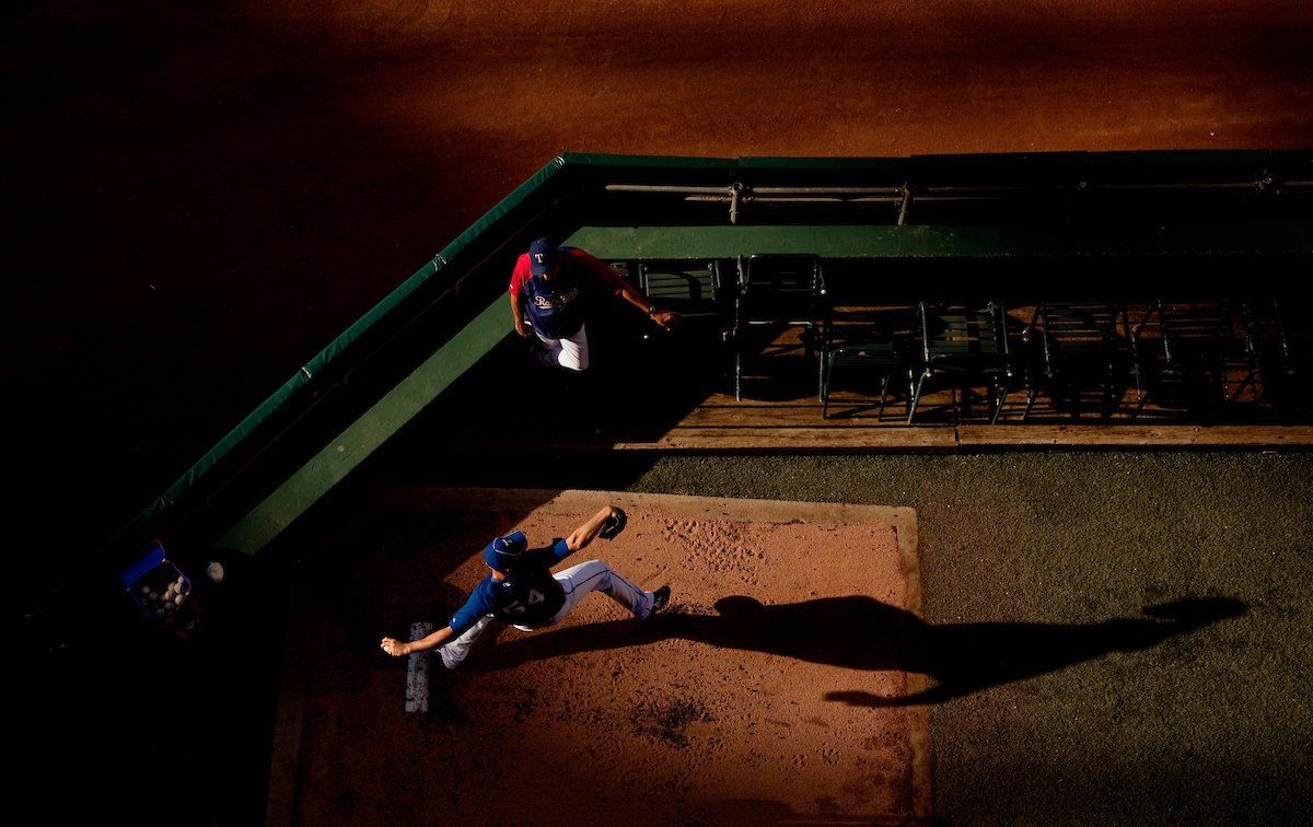 Photographer Darren Carroll Texas Ranger Bullpen