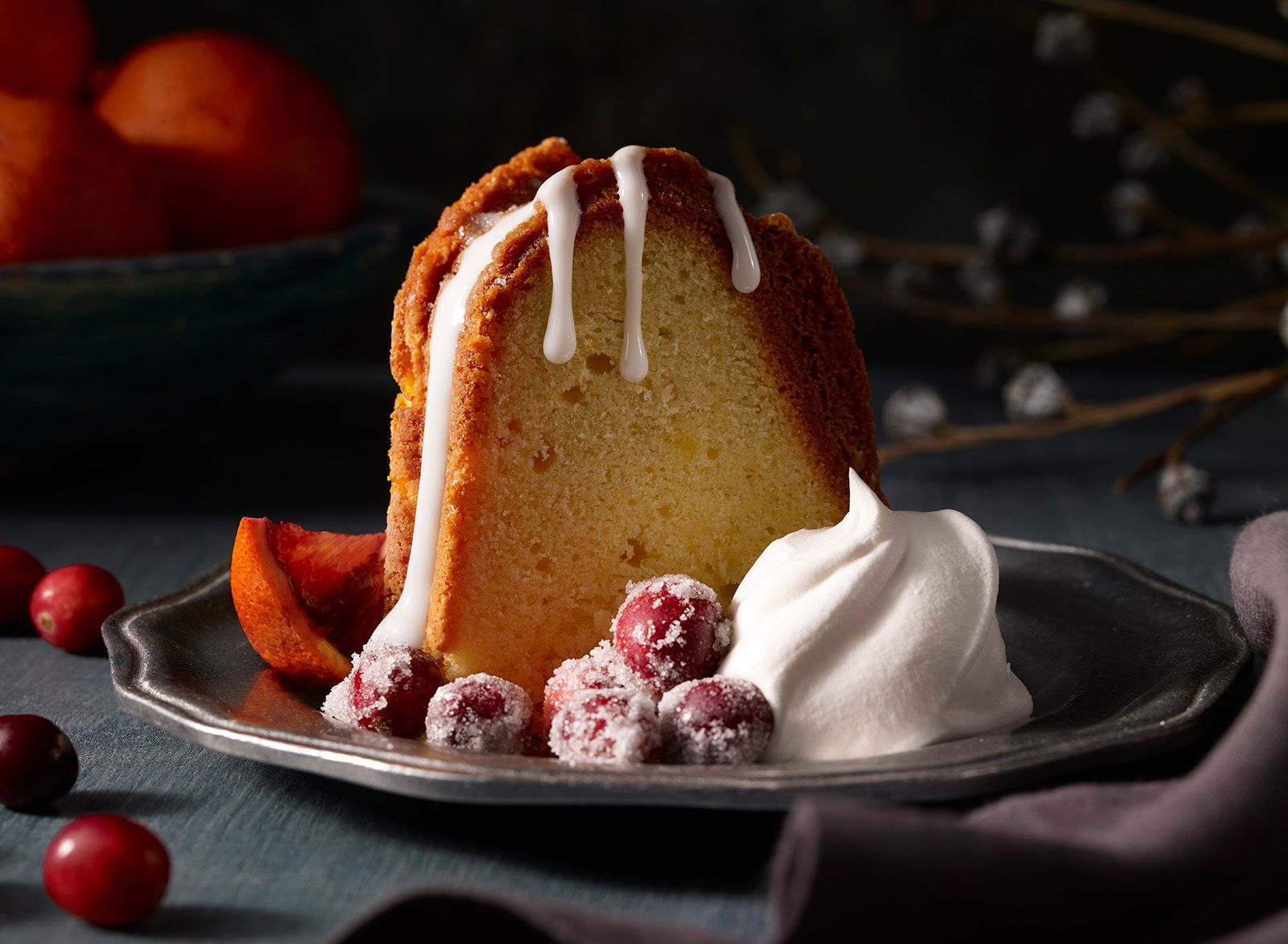 Food Photographer Rusty Hill Orange Cran Cake