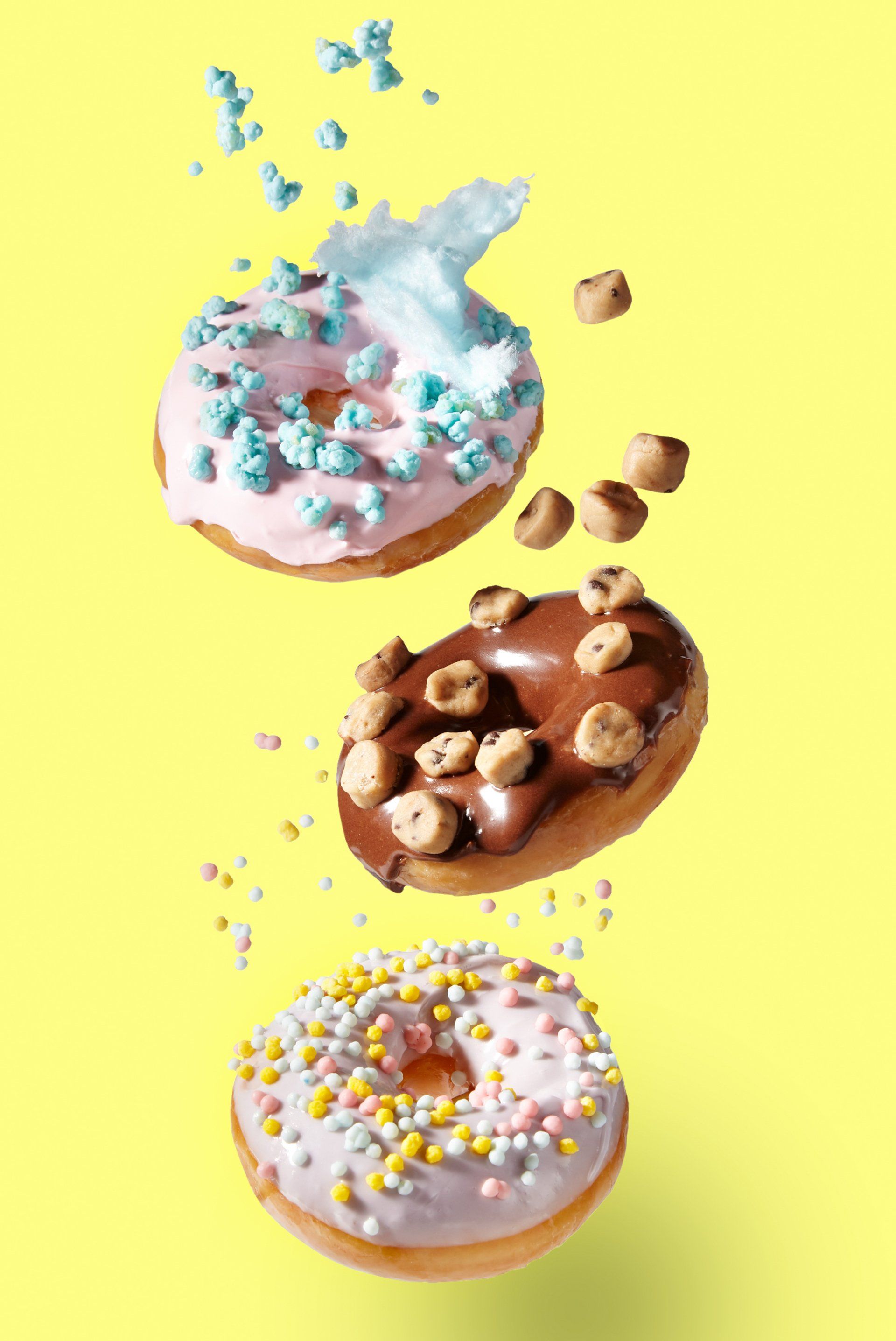 Food Photographer Rusty Hill Falling Donuts
