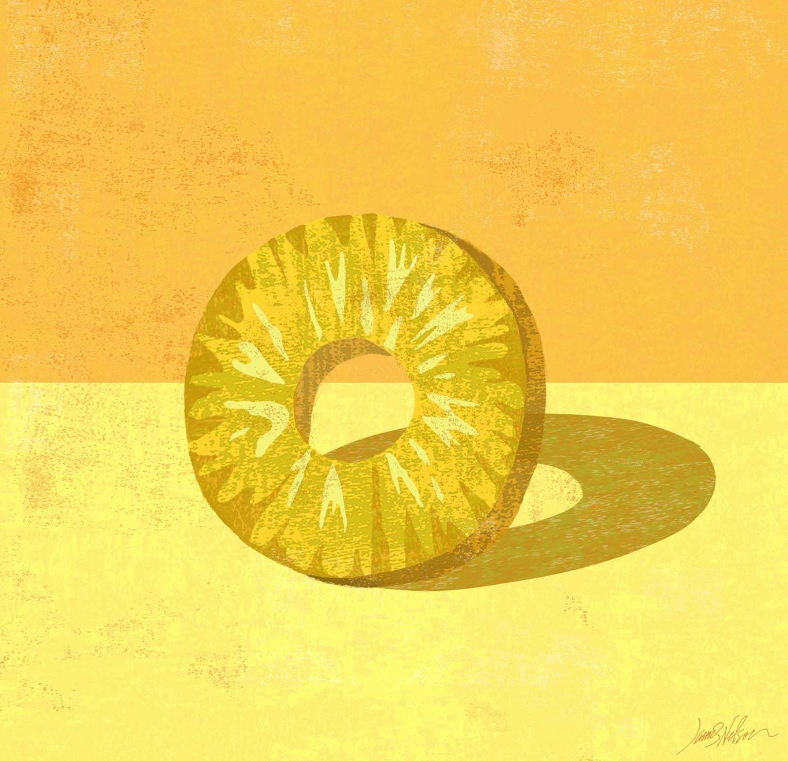 Illustrator James Nelson Pineapple Icon