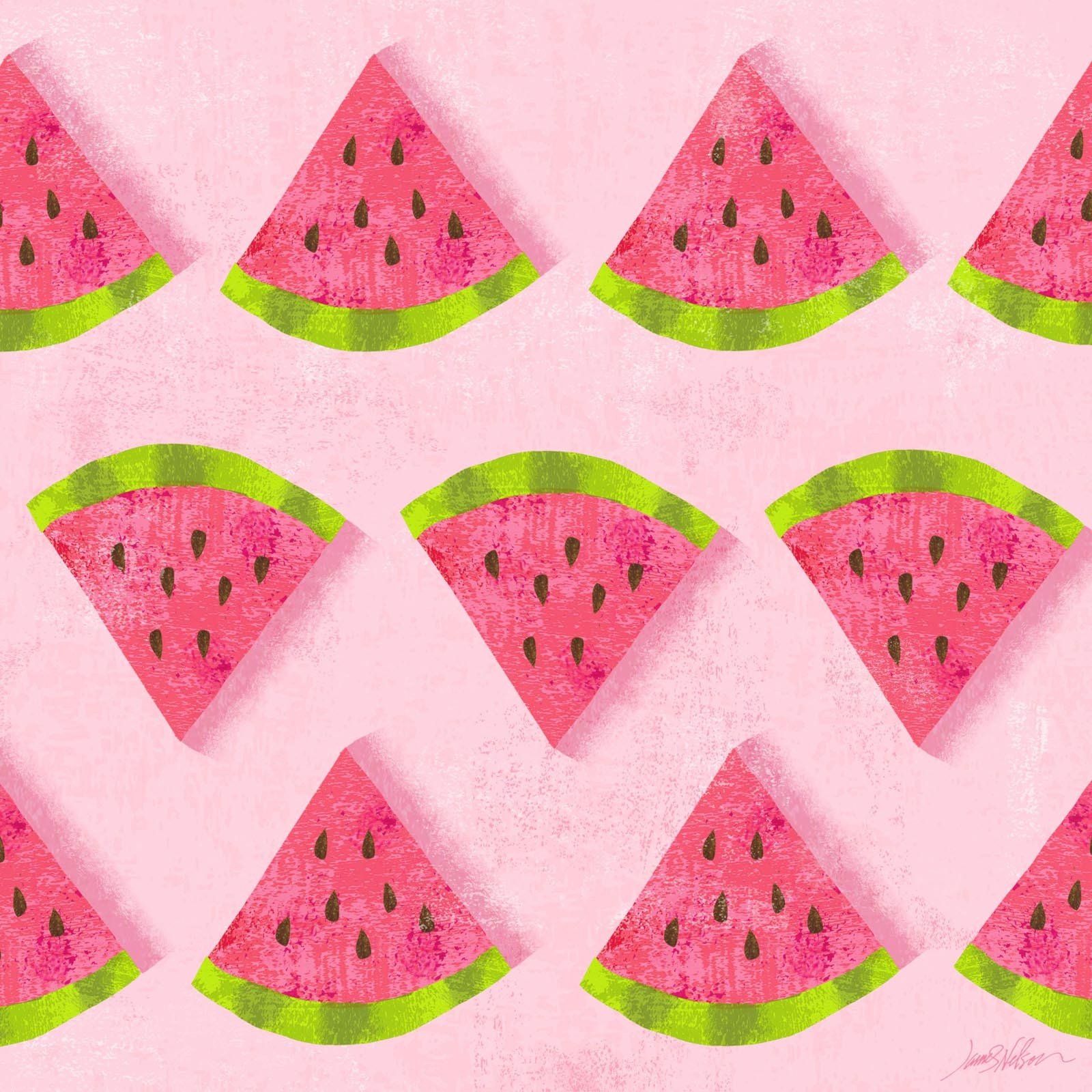 Illustrator James Nelson Watermelon Icons