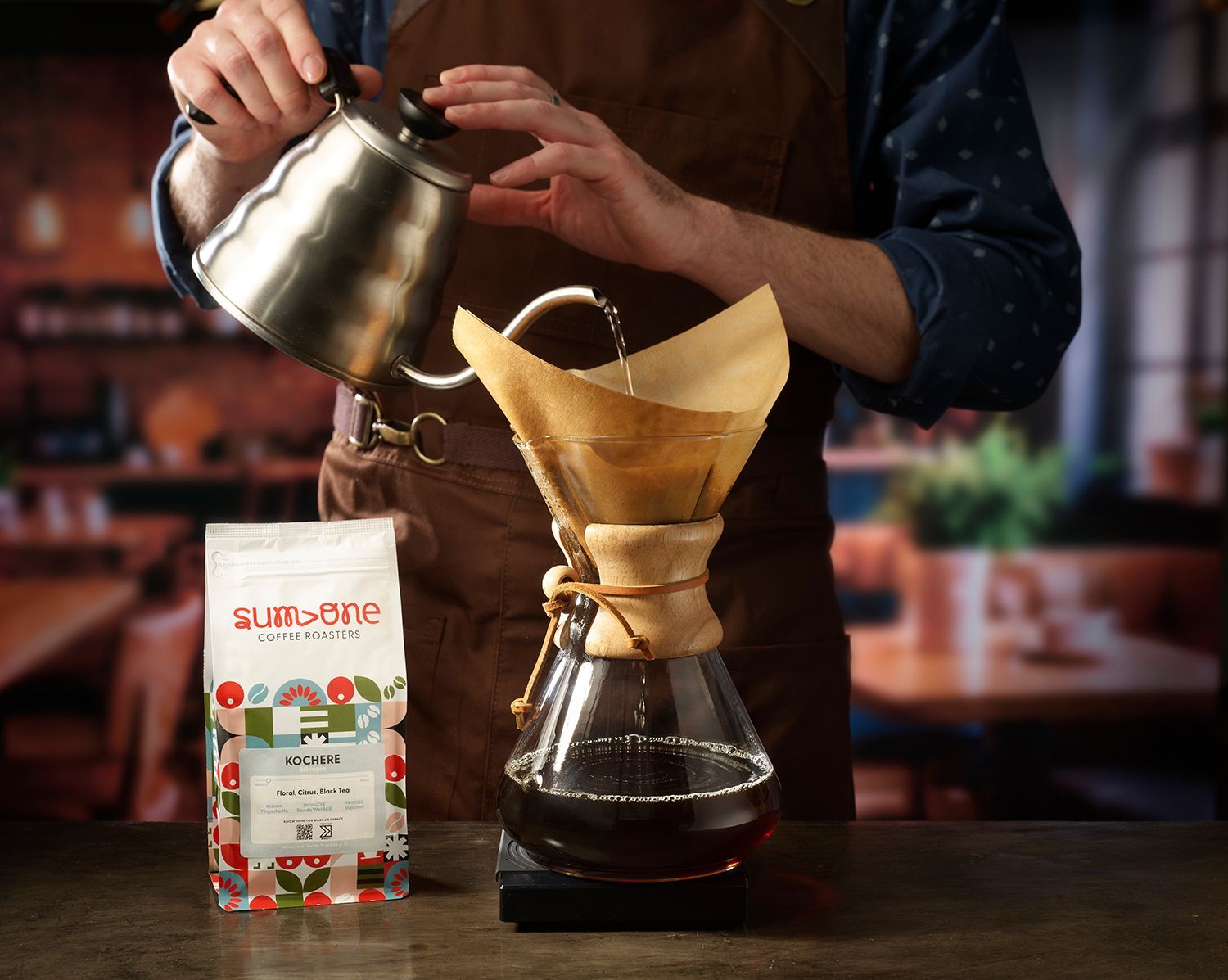 Food Photographer Rusty Hill Sum One coffee pour over