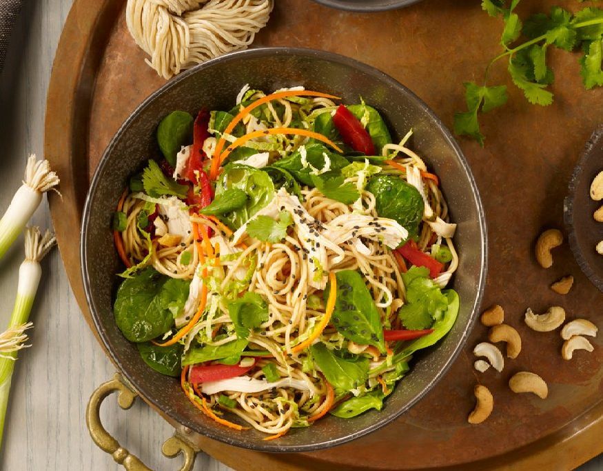 Food Photographer Rusty Hill Ramen Chicken Salad