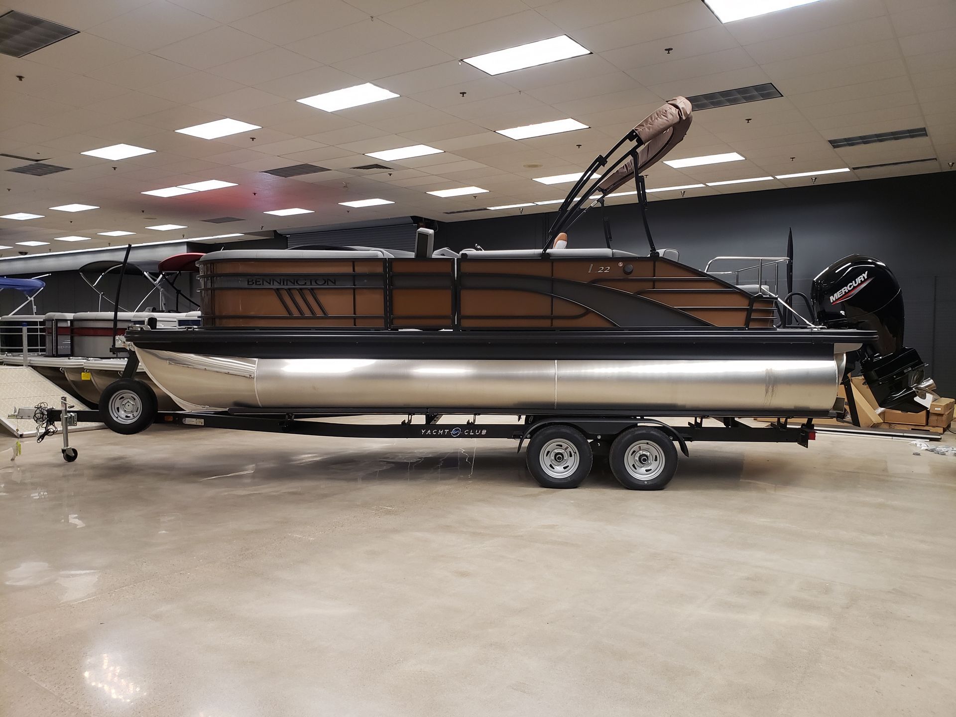 Yacht Club Trailer in Dealer Showroom