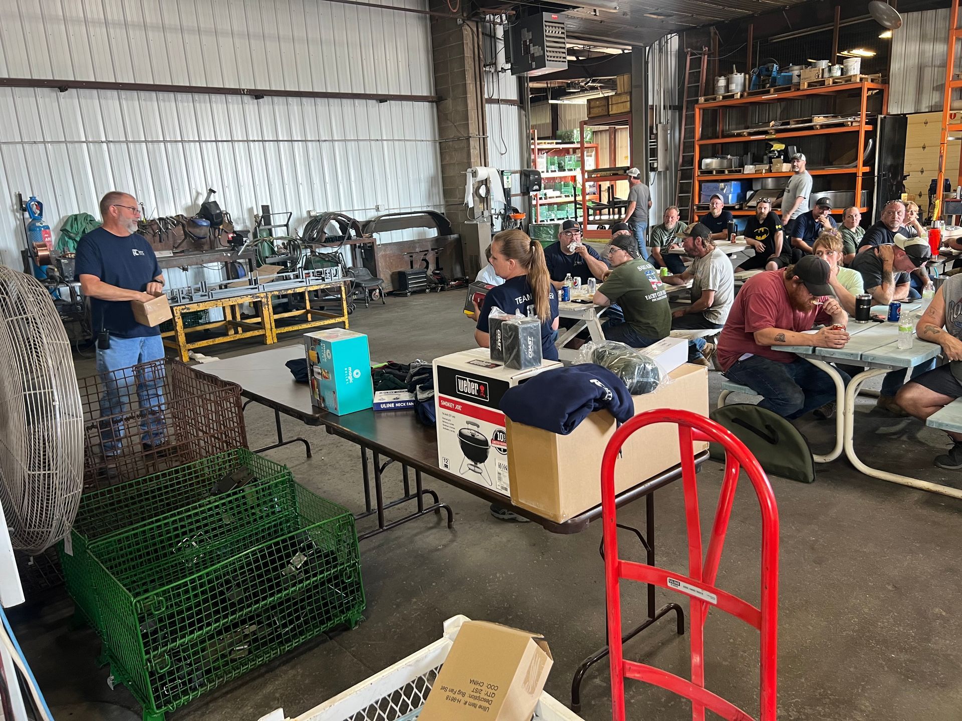 Luncheon prize drawing