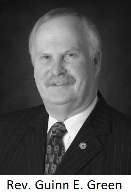 Black and white photo of Rev. Guinn E. Green