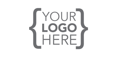 A logo that says `` your logo here '' on a white background.