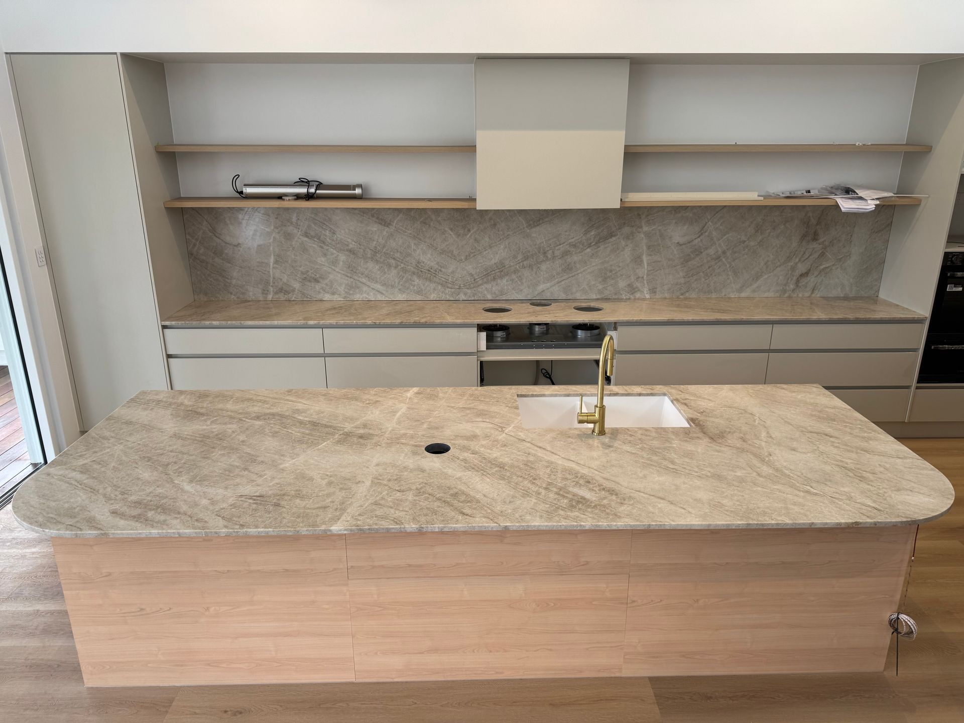 There is a Large Island in the Middle of the Kitchen — Elite Stone in Tweed Heads South, NSW