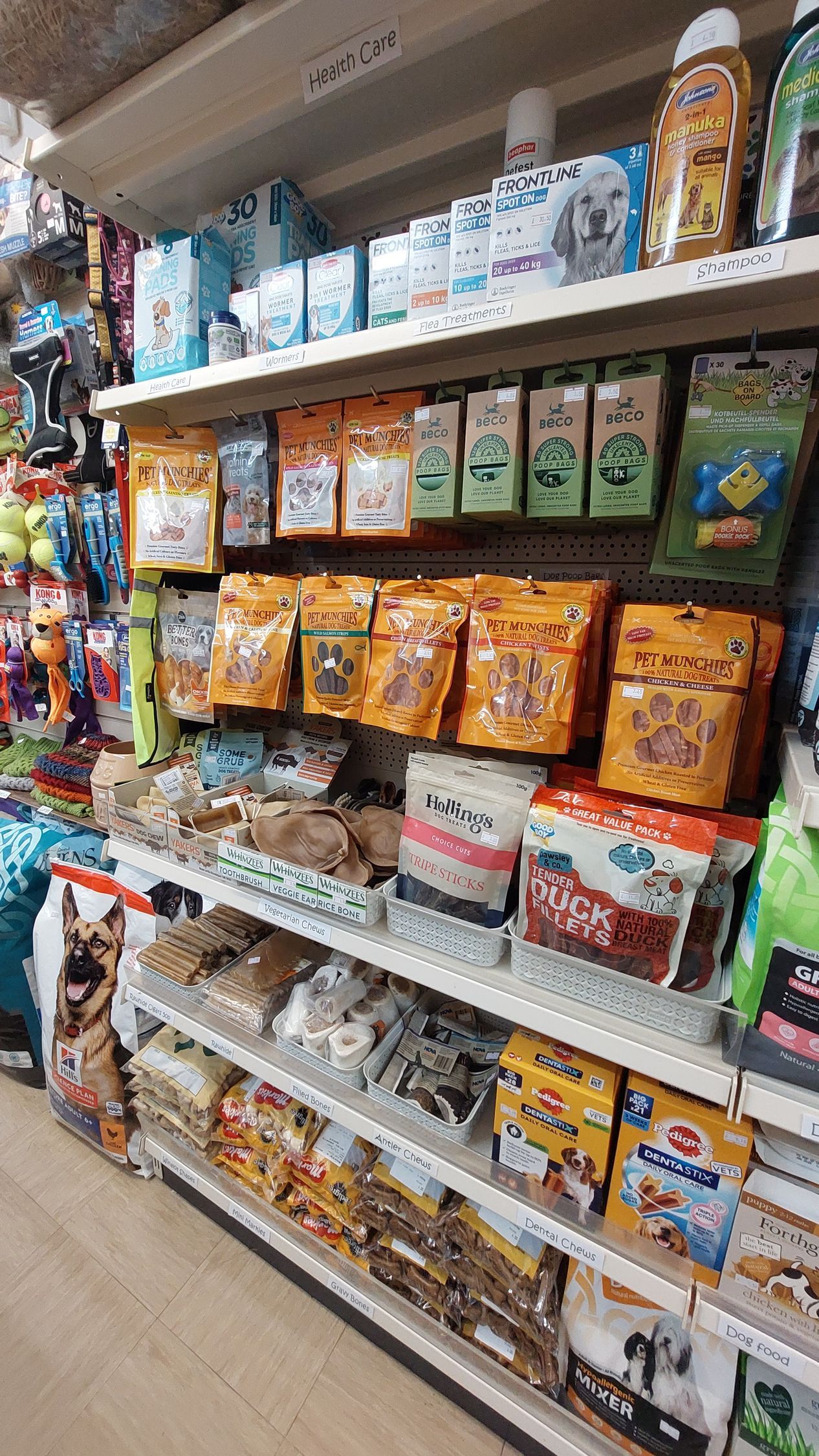 Pet Supplies. dog food and dog treats.