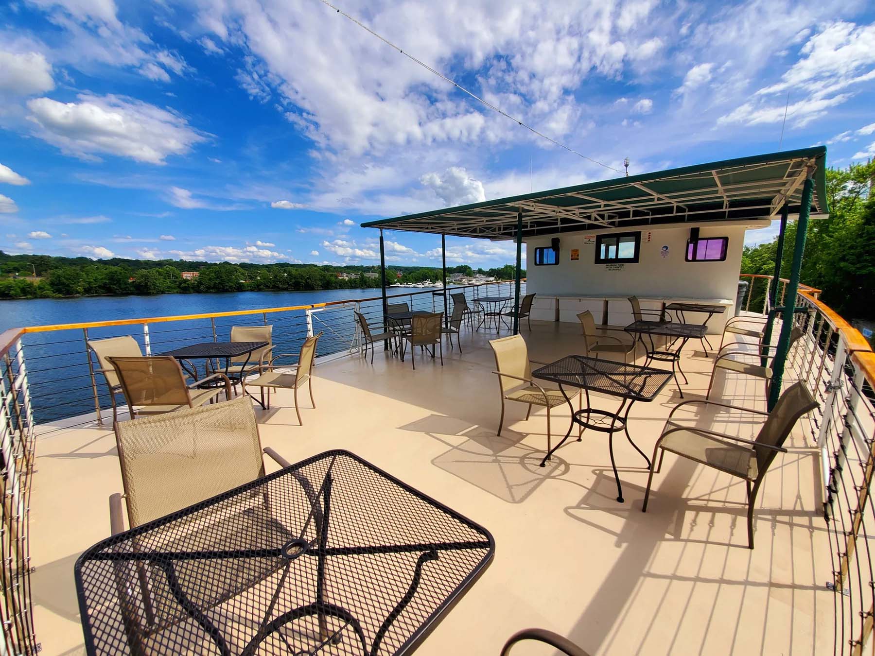 Top deck — Albany, NY — Dutch Apple Cruises